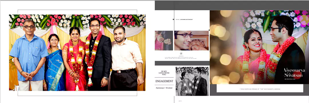 south wedding albums psd